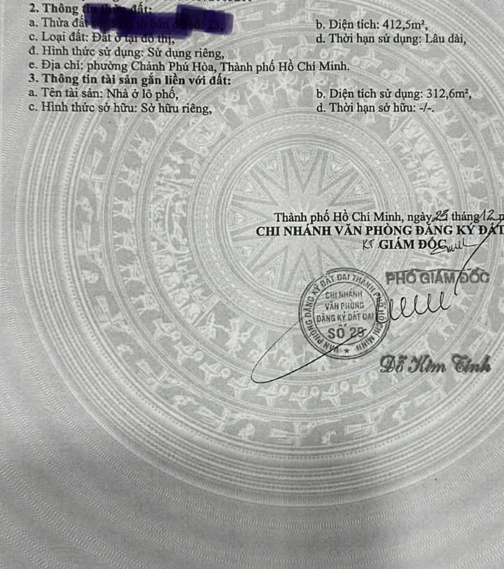 Đất nền Bến Cát 412,5m² - View hồ mát mẻ, đầu tư sinh lời!