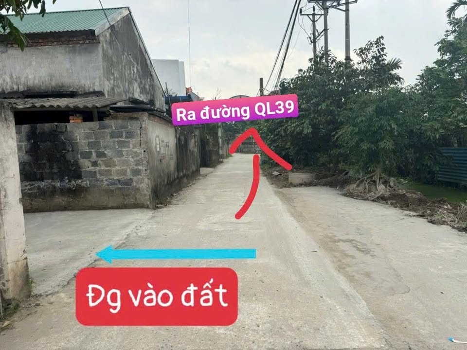 Đất nền Hiệp Cường, Kim Động 72.5m² giá 1 tỷ - Đường vào tận nơi!