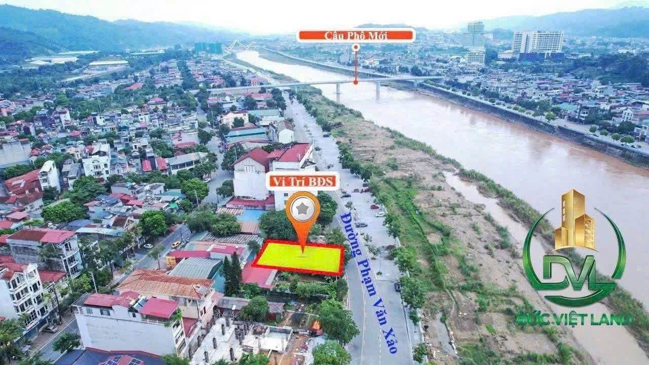Đất nền Phố Mới Lào Cai 502m² giá thương lượng - Mặt tiền 20m view Sông Hồng