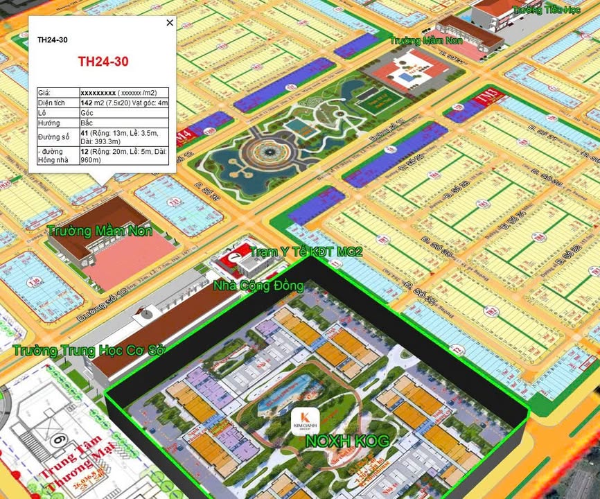 Lô đất góc Mega City 2 Nhơn Trạch 150m² - Giá tốt cho nhà đầu tư nhanh gọn!