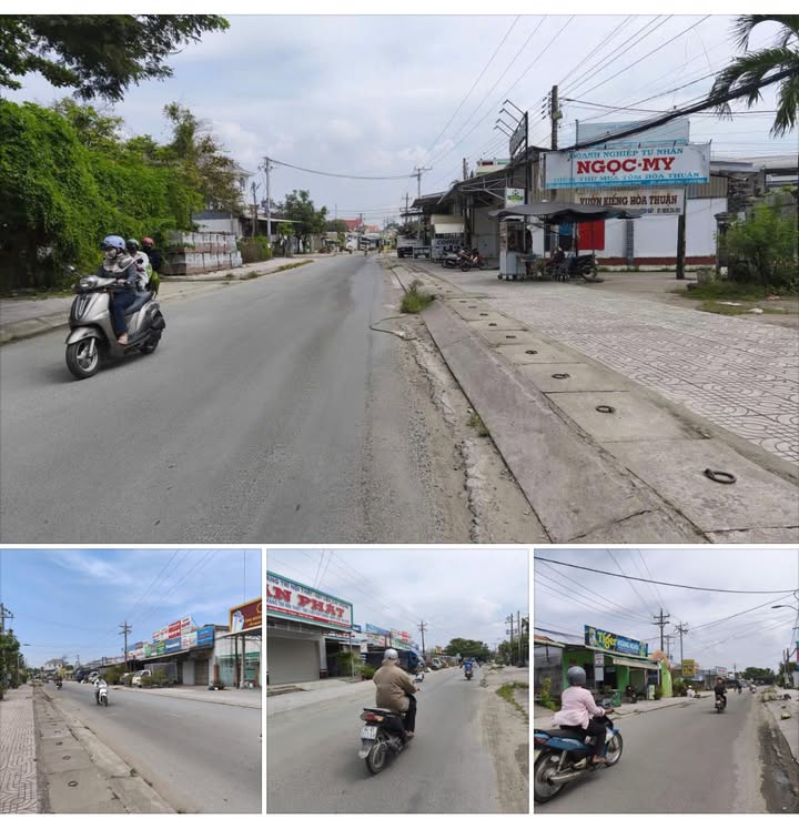 Đất mặt tiền Hùng Vương, Hòa Thuận, Trà Vinh 300m² - Khu dân cư sầm uất!