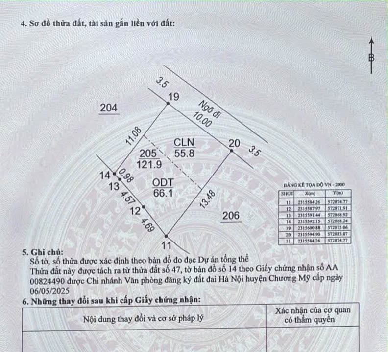 Bán đất Chúc Sơn – Chương Mỹ 121,9m² chỉ vài tỷ - Cơ hội đầu tư lý tưởng!