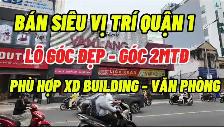Bán FrontHouse 40-42 Nguyễn Thị Minh Khai, Quận 1, 580.5m² - Lô Góc Đẹp Phù Hợp Xây Dựng!