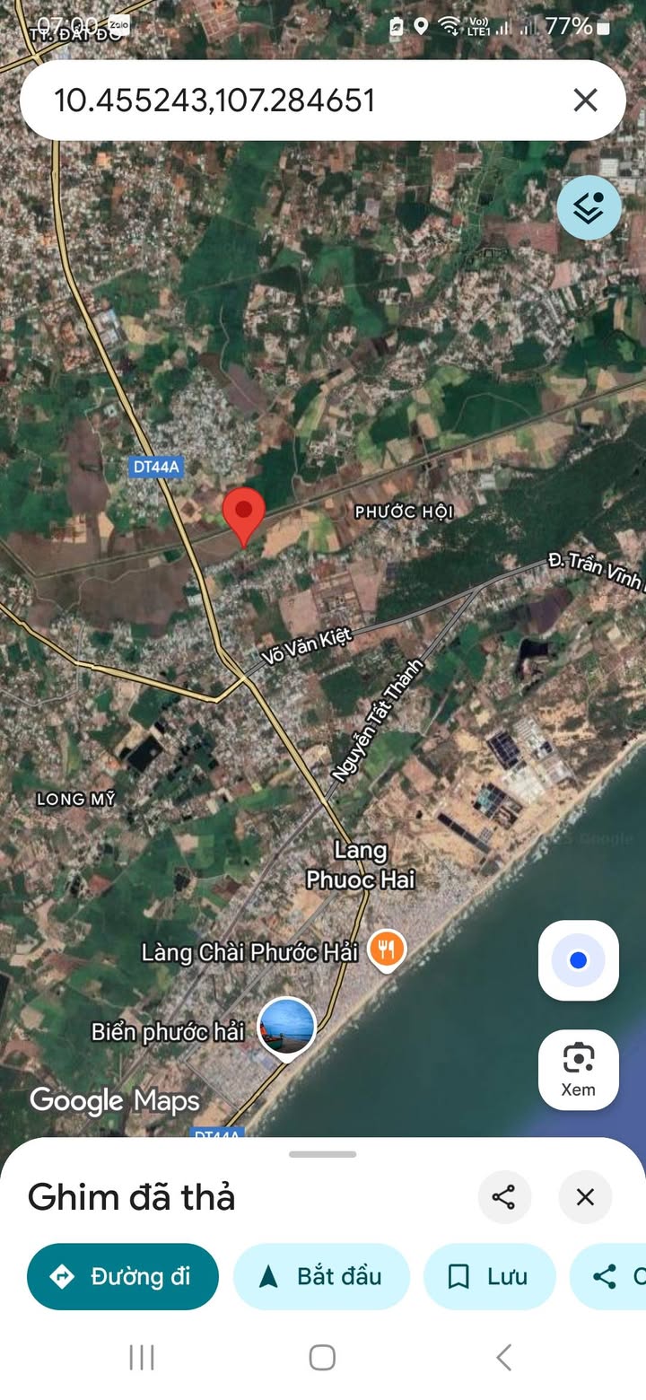 Đất nền Phước Hải 120m² giá 849 triệu - Cơ hội đầu tư sinh lời!