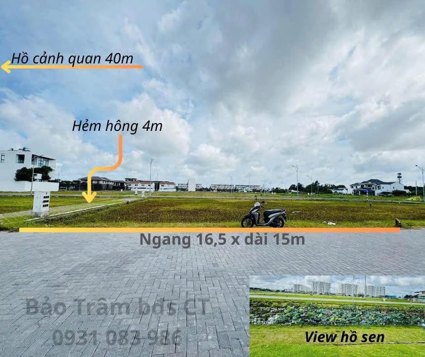 Đất nền biệt thự KDC Nam Long 2, Cần Thơ 247,5m² giá 10,1 tỷ - Cơ hội đầu tư hiếm có!