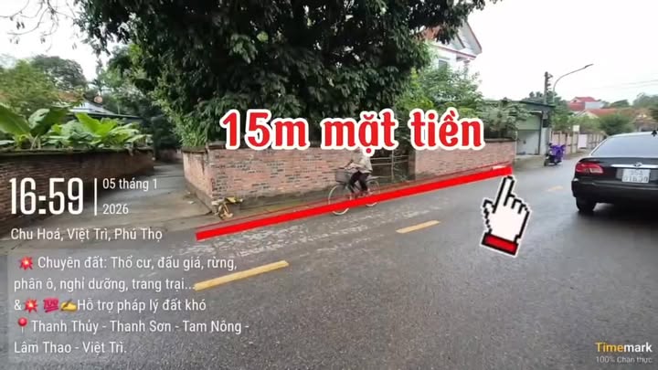 Đất nền Chu Hóa Việt Trì 520m² giá 3 tỷ - Lô góc siêu thoáng!