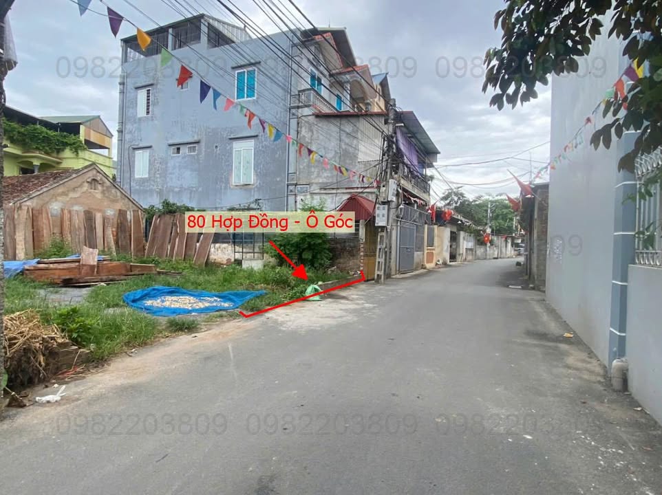 Đất nền Hợp Đồng Chương Mỹ 80m² giá 4 tỷ - Lô góc 2 mặt thoáng