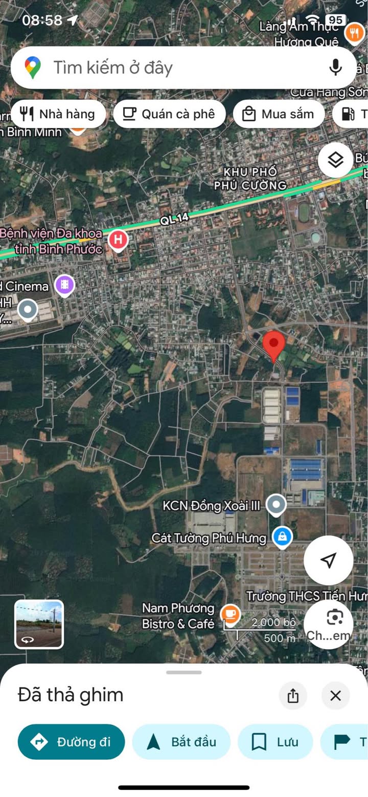 Đất nền mặt tiền đường Phan Bội Châu, Đồng Xoài, 275m² giá 4 tỷ - Cơ hội đầu tư vàng!