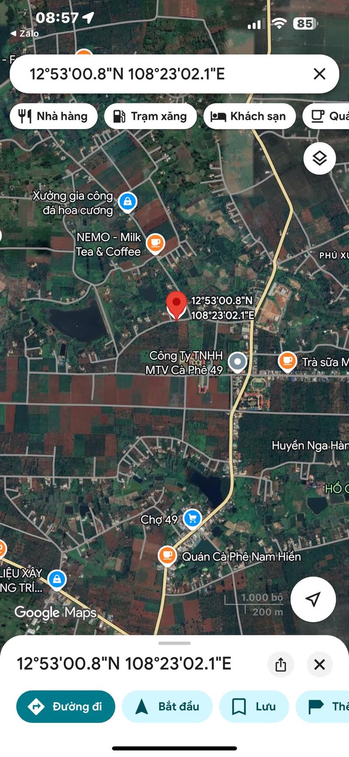 Đất thổ cư 49 Phú Xuân 1536m² giá 90 triệu - Sổ đỏ chính chủ, khu dân cư phát triển!