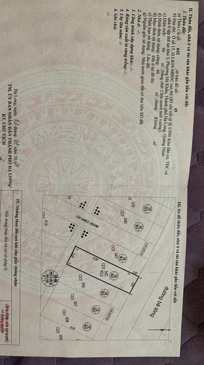 Đất nền Đầm Sen - Hà Khẩu, Hạ Long 90m² giá chỉ 3 tỷ - Cơ hội đầu tư hấp dẫn!