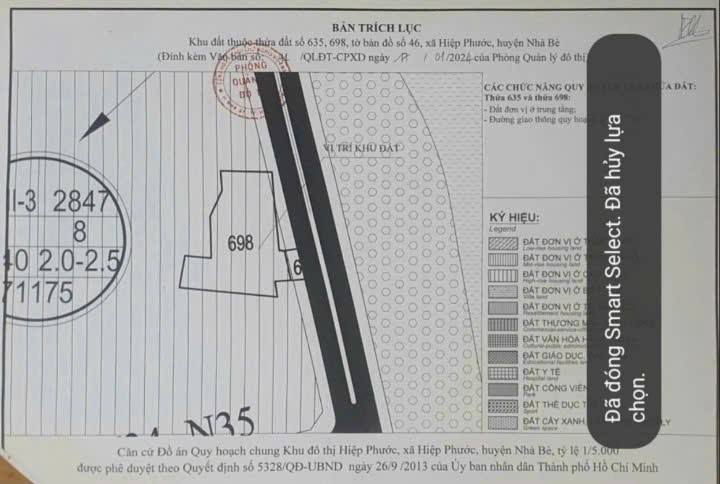 Đất nền Hiệp Phước Nhà Bè 2900m² giá 30 tỷ - Cơ hội đầu tư sinh lời!