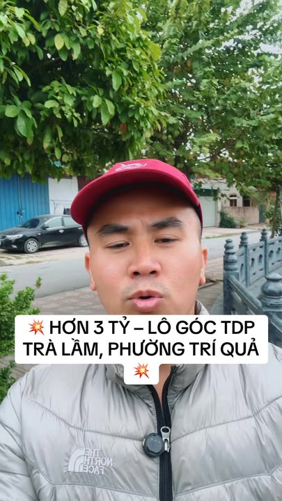 Đất lô góc Trà Lầm, Trí Quả 74,6m² giá 3 tỷ - Pháp lý sổ đỏ chính chủ!