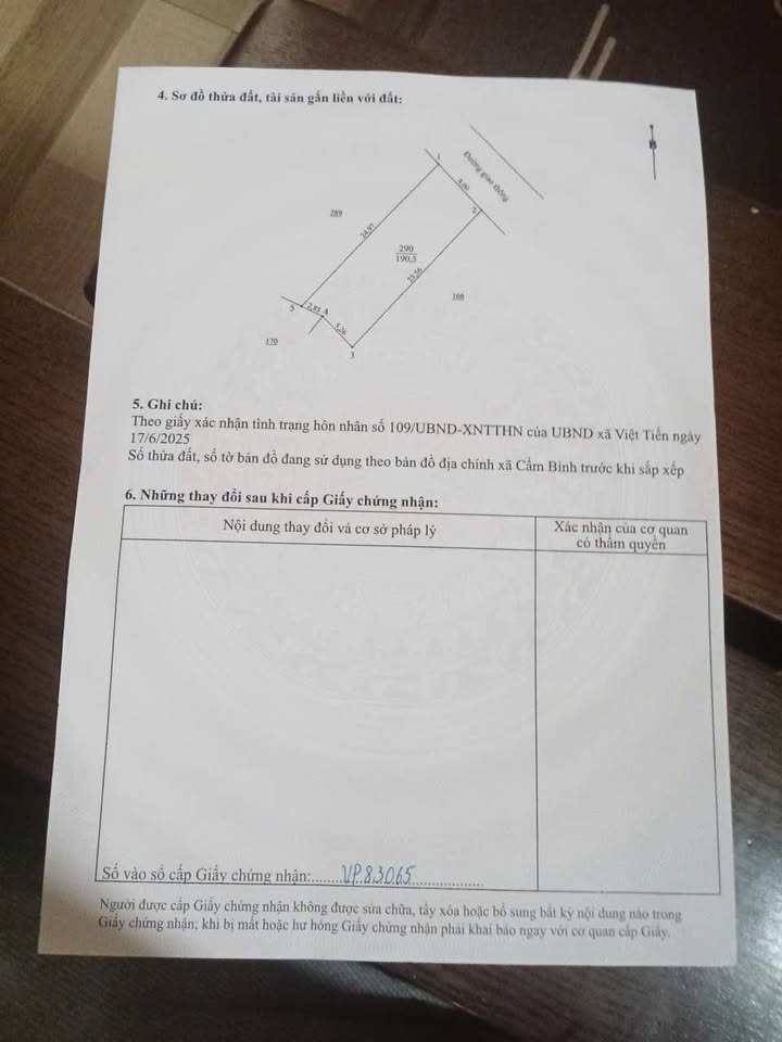 Đất Cẩm Bình, Cẩm Xuyên 190m² giá 1.1 tỷ - Đường rộng ô tô vào tận nơi!