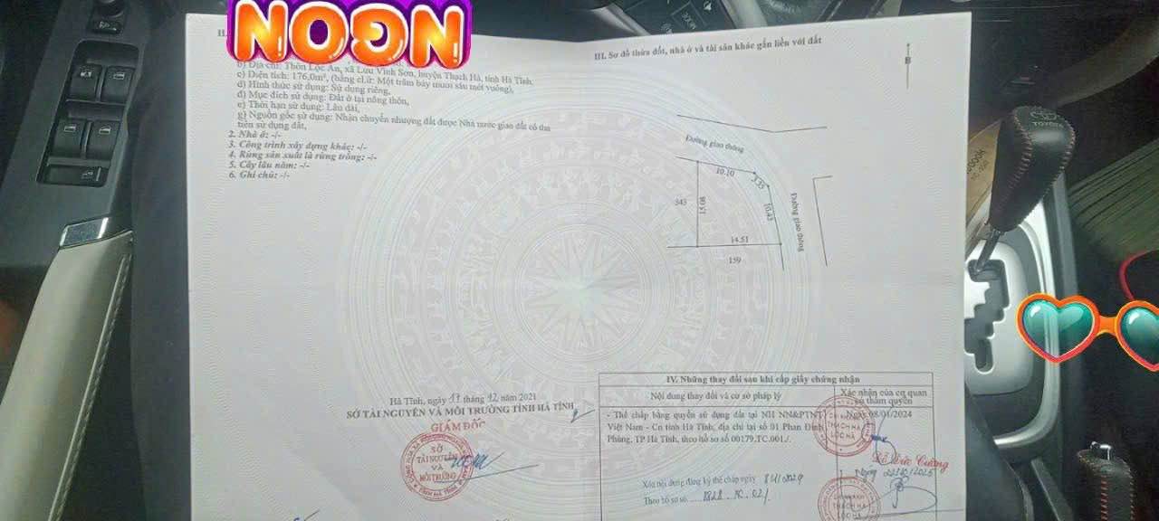 Đất thổ cư 176m² tại thôn Lộc Ân, xã Toàn Lưu - Cách tỉnh lộ 3 chỉ 50m!