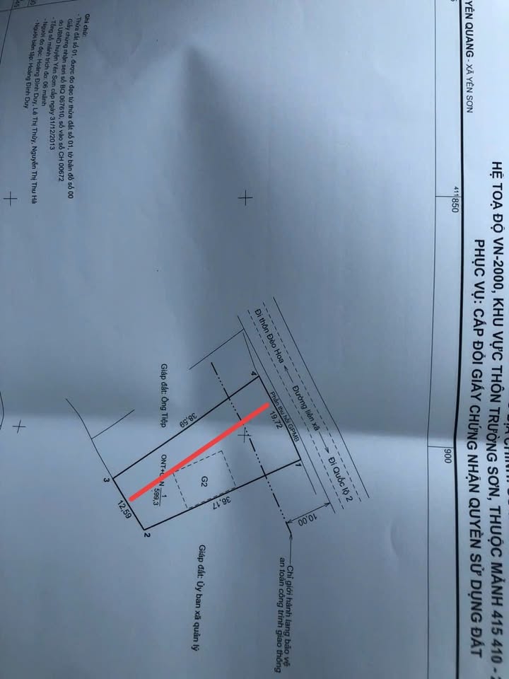 Đất nền Chân Sơn, Yên Sơn, Tuyên Quang 175m² giá 1.15 tỷ - Vị trí đắc địa, tiềm năng tăng giá cao!