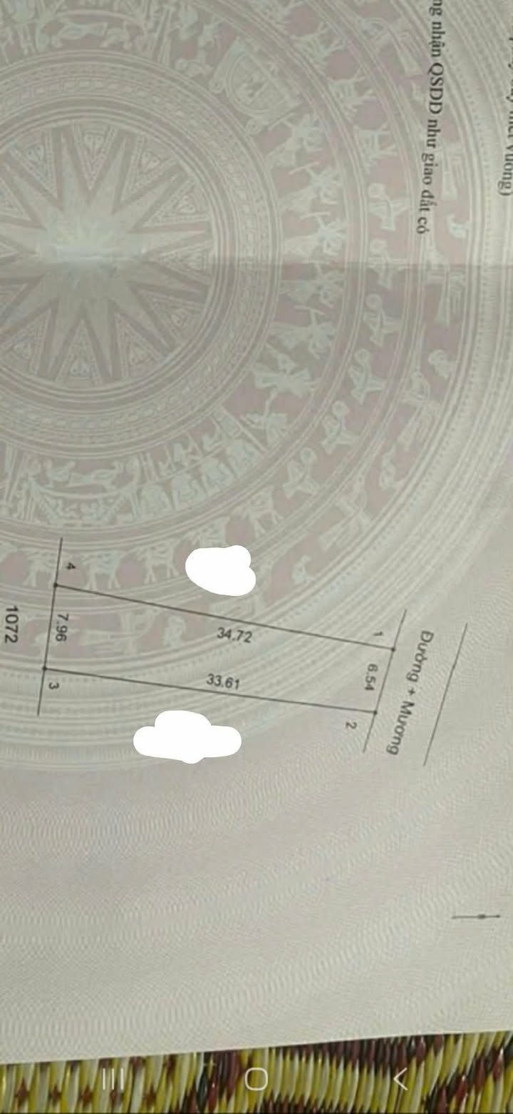 Đất thổ cư Trần Phú, Cẩm Xuyên, 215.82m² - Giá chỉ 1 tỷ VND, đầu tư lý tưởng!