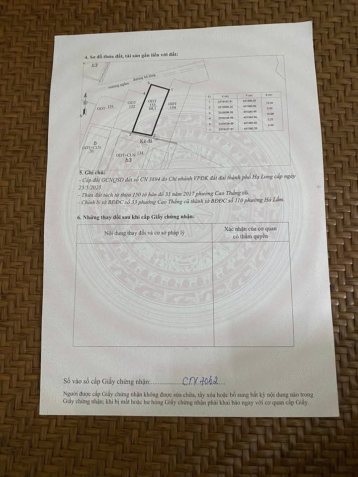 Đất nền chính chủ tại Cao Thắng Hạ Long 68.1m² - Ô tô đỗ cửa, sổ đỏ trao tay!