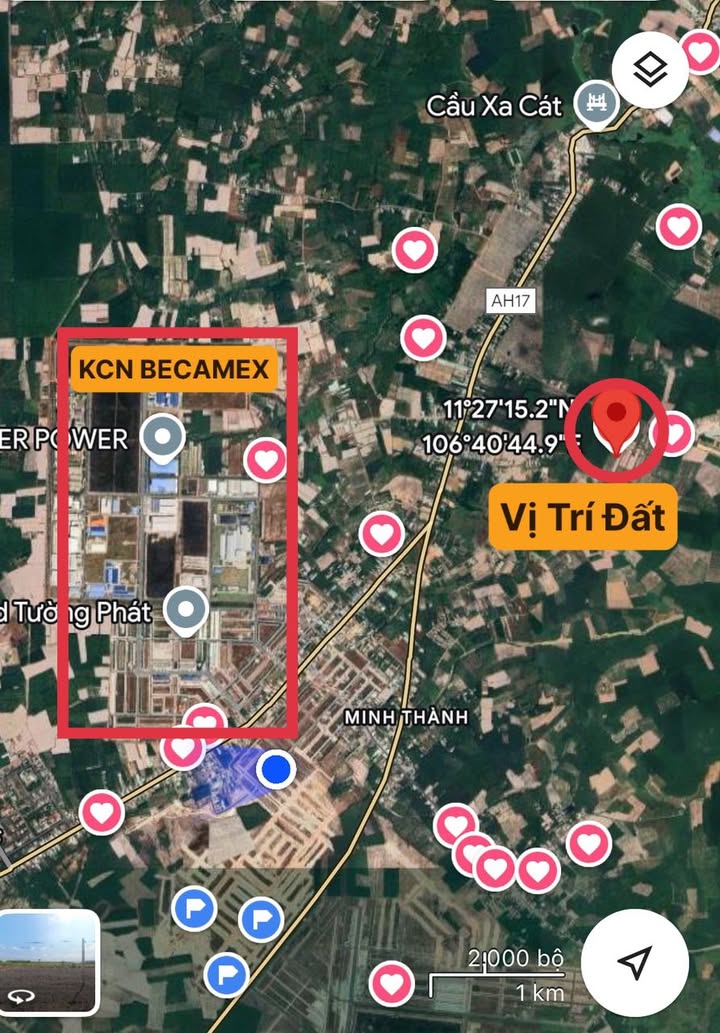 Đất nền Nha Bích Chơn Thành 250m² giá 850 triệu - Đầu tư sinh lời ngay!