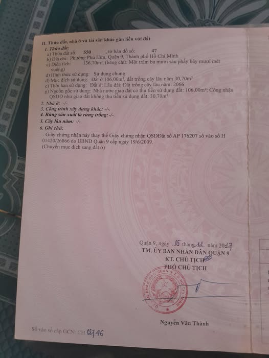 Đất góc 2 mặt tiền hẻm 21 Gò Cát, Phú Hữu, quận 9, 137m² - Chính chủ bán gấp!