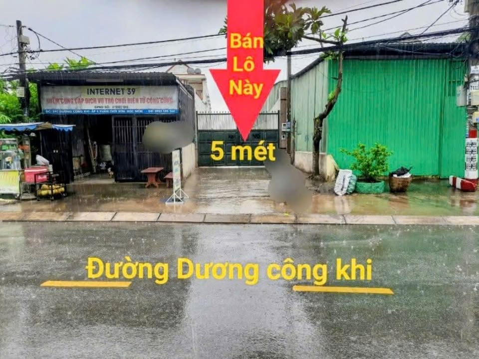 Đất nền Hóc Môn 1000m² giá 10.9 tỷ - Mặt tiền đường Dương Công Khi, cơ hội đầu tư hấp dẫn!