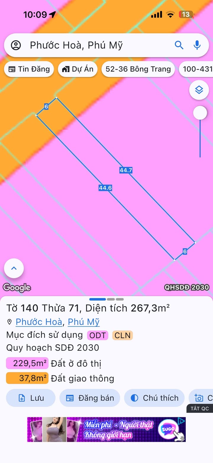 Đất mặt tiền đường Thiên Hộ Dương, 267m² giá 2.65 tỷ - Đầu tư sinh lời ngay!