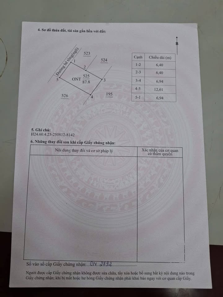 Đất nền Kim Thành 90m² giá thỏa thuận - Mặt tiền 6.94m, đường ô tô vào tận nơi!