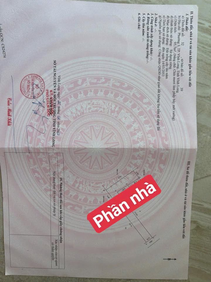 Nhà thô Phường 3, Vĩnh Long 40m² giá 850 triệu - Cách mặt tiền chỉ 3 bước chân!