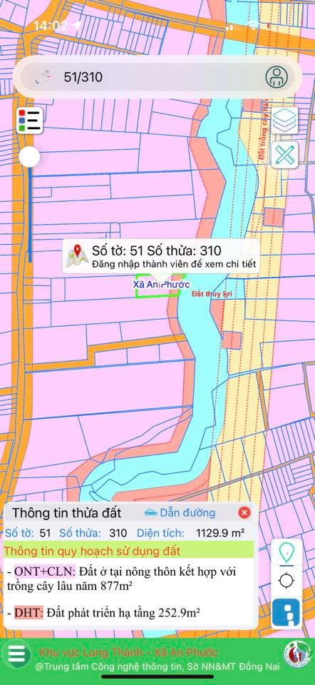 Đất nền ấp 5, xã An Phước, 1129m² giá 3 tỷ - Đầu tư sinh lời ngay!