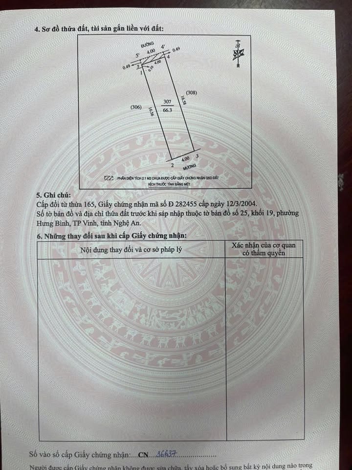 Bán đất tặng nhà cấp 4 phường Hưng Bình 66m² giá 4.2 tỷ - Đầu tư sinh lời hấp dẫn!