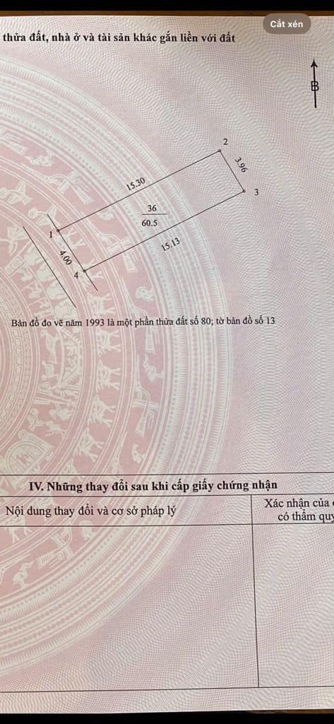 Đất Cự Khối Long Biên 60m² giá 5 tỷ - Sổ đỏ chính chủ, ô tô nhỏ qua nhà!