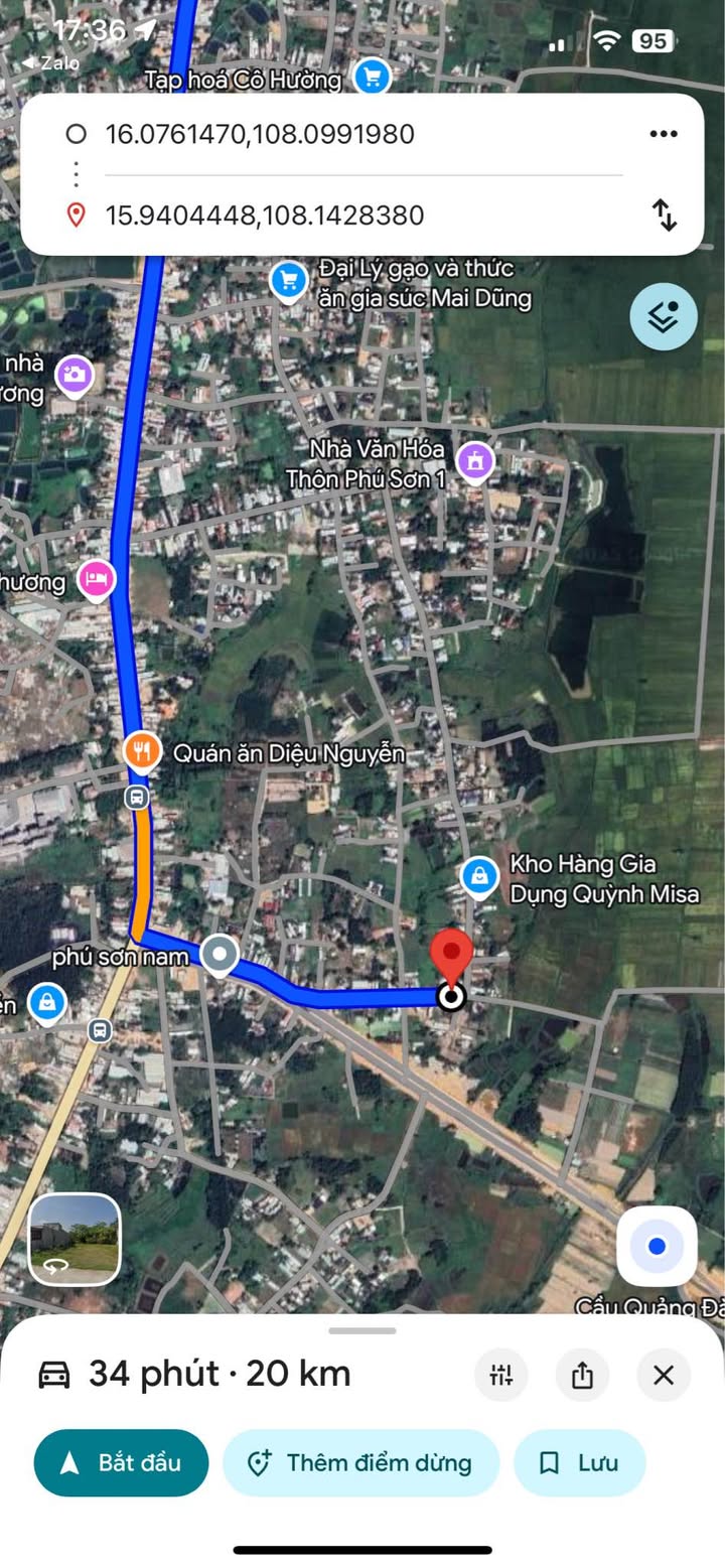 Lô đất đẹp tại Phú Sơn Nam, Hòa Khương, 145,5m² - Giá chỉ 1,55 tỷ VND