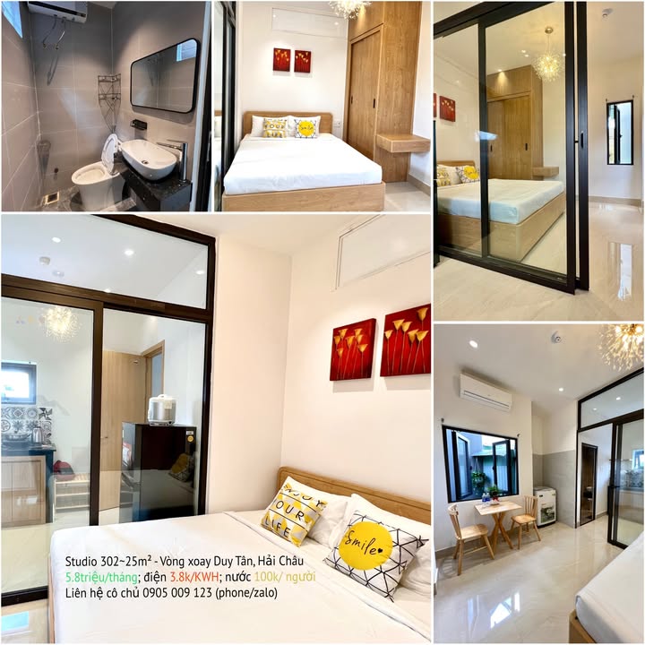 Cho thuê studio 32m² tại K38A Nguyễn Hữu Thọ, Hải Châu - Giá chỉ 5.8 triệu/tháng!