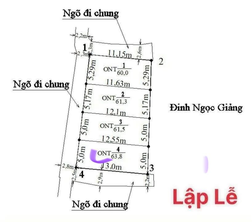Đất Lập Lễ Thủy Nguyên 63,8m² giá 800 triệu - Lô góc hiếm có!