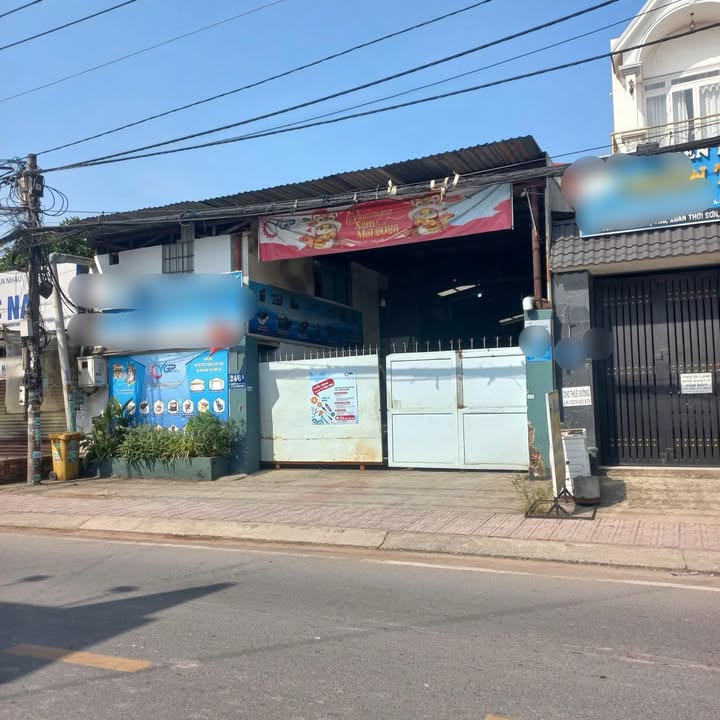 Bán xưởng mặt tiền đường Nguyễn Thị Thử, Hóc Môn 550m² - Đang cho thuê thu nhập 40 triệu/tháng!