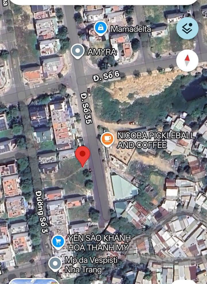 Lô đất Mỹ Gia Gói 4 Nha Trang 100m² giá 6.85 tỷ - Đường 27m, mặt tiền rộng rãi