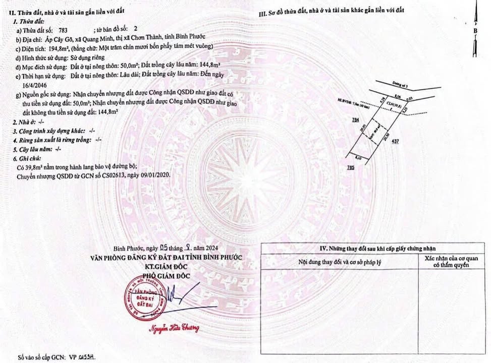 Đất nền Quang Minh, Chơn Thành 8000m² giá chỉ 500 triệu - Đầu tư sinh lời ngay!