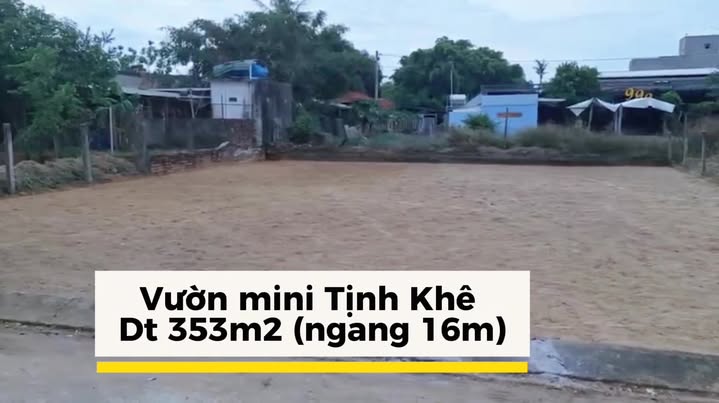Đất nền Tịnh Khê 353m² giá thỏa thuận - Cách bãi tắm Mỹ Khê chỉ 1km!