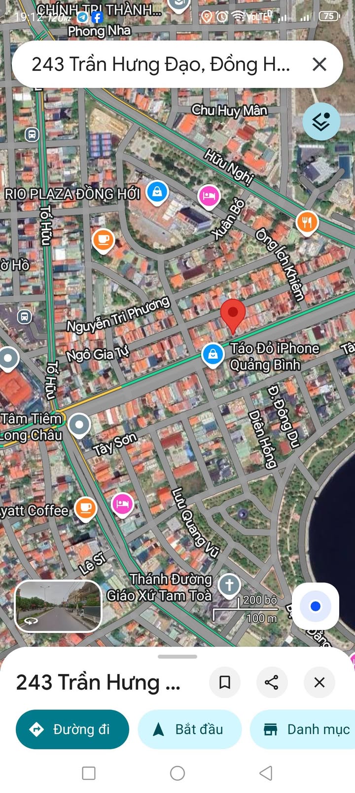 Nhà mặt tiền Trần Hưng Đạo Đồng Hới 75m² giá 9.5 tỷ - Cơ hội kinh doanh tuyệt vời!