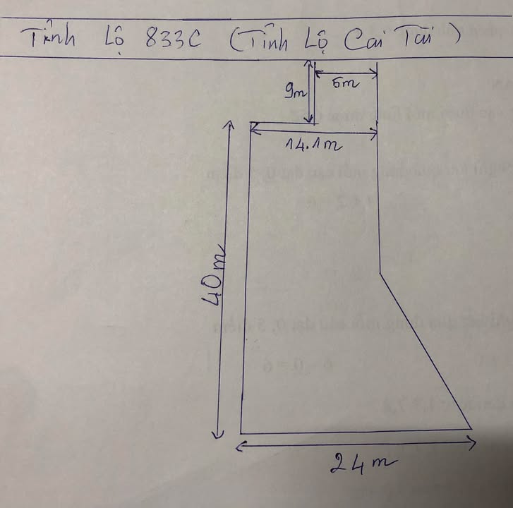 Đất thổ cư 730m² mặt tiền Tỉnh Lộ 833C, giá 3.9 tỷ - Đầu tư sinh lời ngay!
