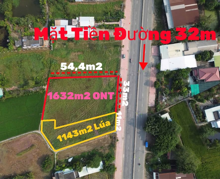 Đất bán mặt tiền DT830, xã Phước Vĩnh Tây, 2775m² - Tiềm năng đầu tư lớn!