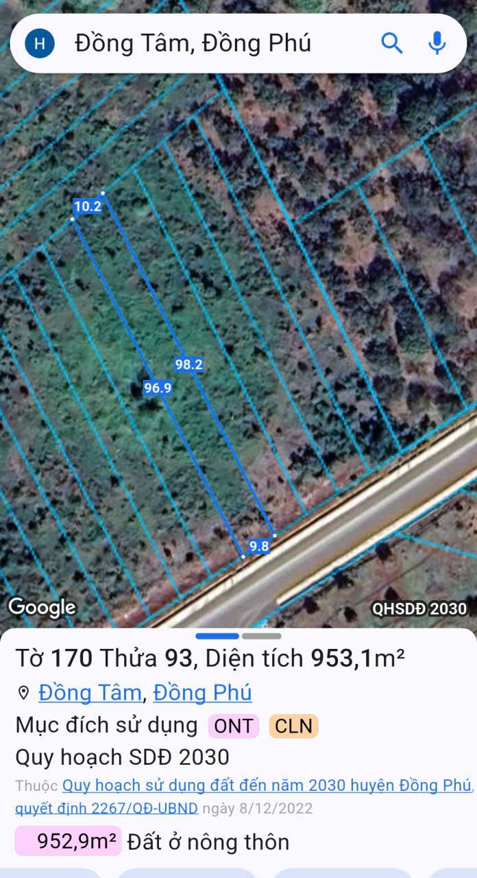 Đất nền đường 322, xã Tân Phước, 980m² giá 870 triệu - Đầu tư tuyệt vời!