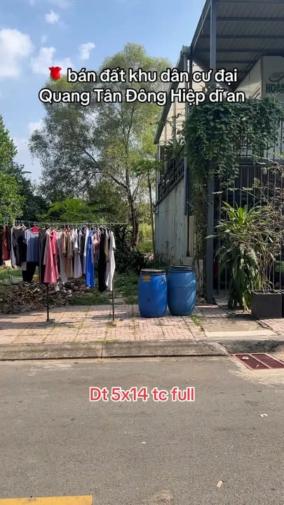 Đất thổ cư Đại Quang Dĩ An 69m² giá 2.2 tỷ - Cơ hội đầu tư tuyệt vời!