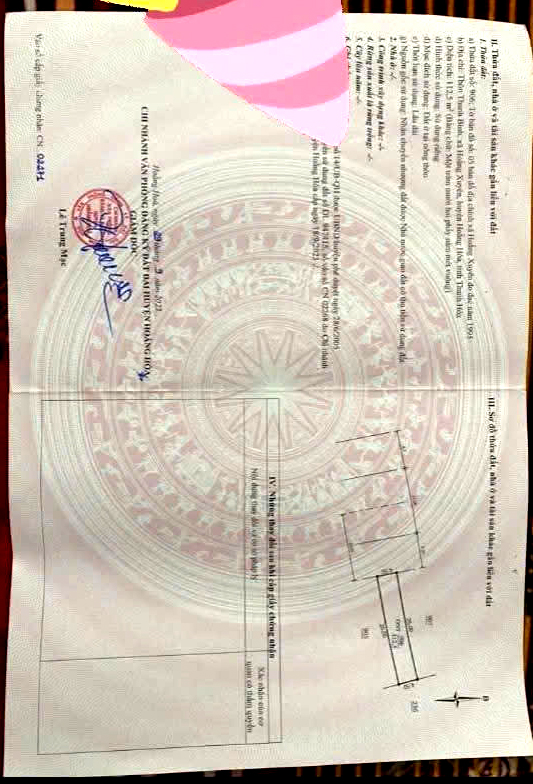 Đất thổ cư Hoằng Xuyên 112,5m² giá 1,3 tỷ - Mặt tiền Quốc lộ 10, tiện ích đầy đủ!