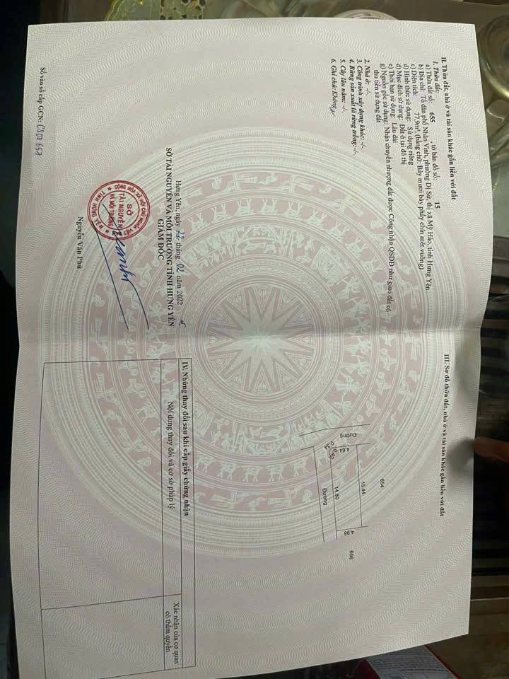 Đất nền lô góc TDP Nhân Vinh, Mỹ Hào 77.9m² giá chỉ 2.8 tỷ - Đường thông xe tải!