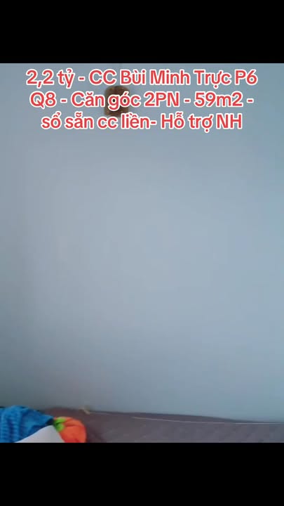 Căn hộ CC Bùi Minh Trực Q8 59m² giá 2,2 tỷ - Căn góc view đẹp, hỗ trợ ngân hàng!