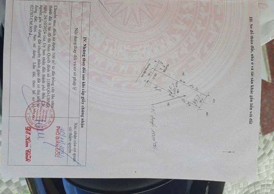 Đất nền tại Phường Mỹ Phước, Bến Cát, 210m², giá 1.1 tỷ - Sổ hồng chính chủ, xây dựng tự do!