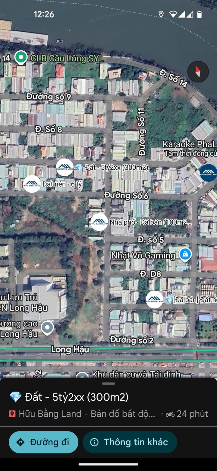 Đất nền KDC Long Hậu 17 - 300m² giá 5.2 tỷ - Nơi an cư lý tưởng!