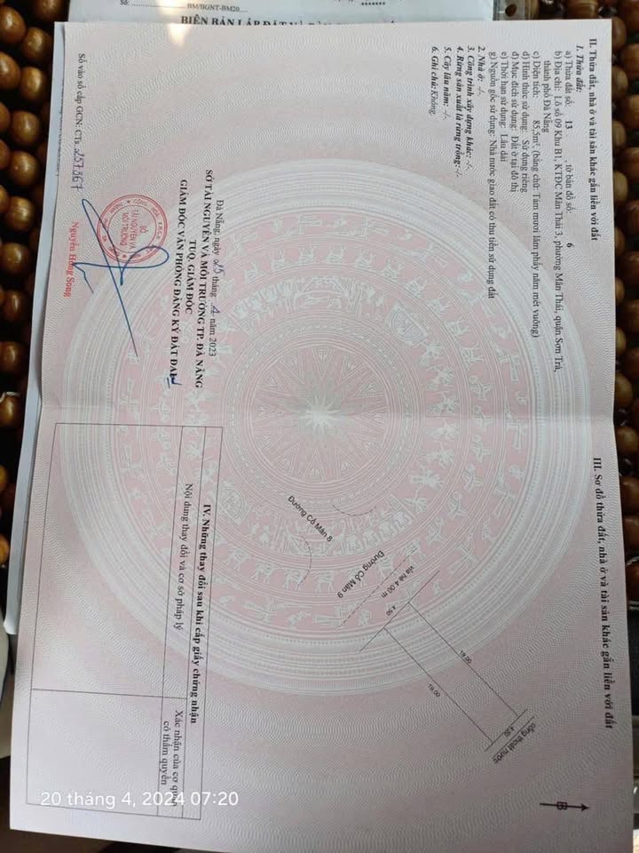 Đất nền mặt tiền Cổ Mân, Sơn Trà Đà Nẵng 85m² giá 6.1 tỷ - Cơ hội đầu tư tốt!