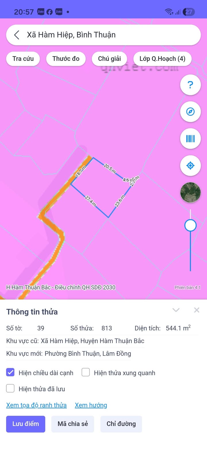 Đất nền 550m² Cây Trồng Hàm Hiệp - Gần chợ, giá chỉ 680 triệu!