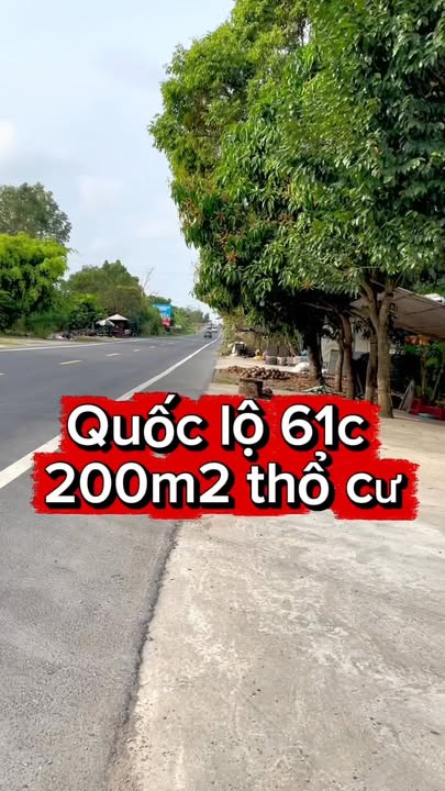 Đất mặt tiền Quốc Lộ 61C - Nhơn Nghĩa - 1291m² giá 5.7 tỷ - Cơ hội đầu tư hiếm có!